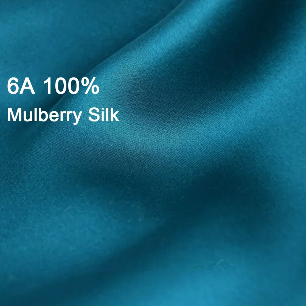 100% Natural Pure Silk Pillow Case on Both Side 22 Momme Luxury Mulberry Silk Pillowcase With Hidden Zipper good for Hair&Skin