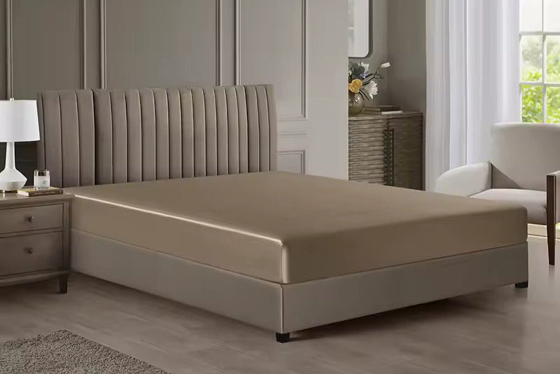 Drap housse en soie 22 mommes