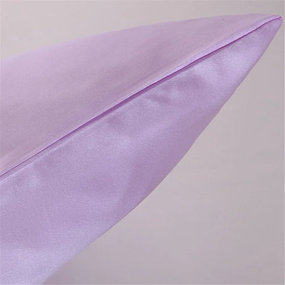 100% Both Sides Nature Mulberry Silk Pillowcase Zipper Pillowcases Standard Queen King Pillow case New Multicolor Pillow Covers