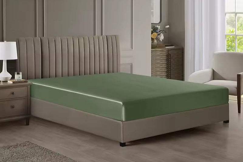 Drap housse en soie 22 mommes