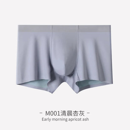 Men's Panties Boxer Shorts 100S Double-sided Modal Mid-waist Seamless Mulberry Silk Crotch Antibacterial Underwear Underpants