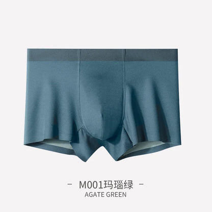 Men's Panties Boxer Shorts 100S Double-sided Modal Mid-waist Seamless Mulberry Silk Crotch Antibacterial Underwear Underpants